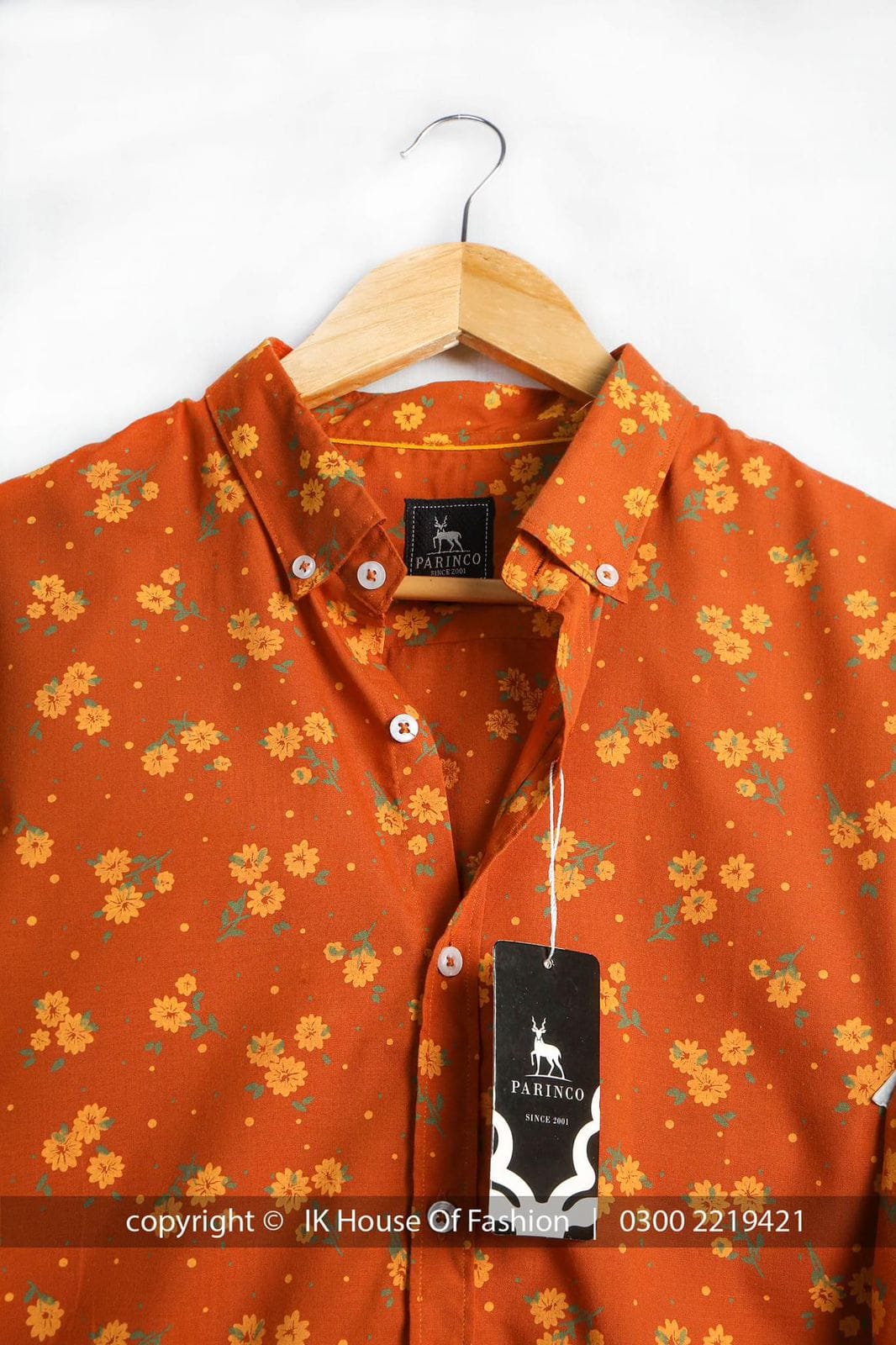 Men's Printed Floral Shirt