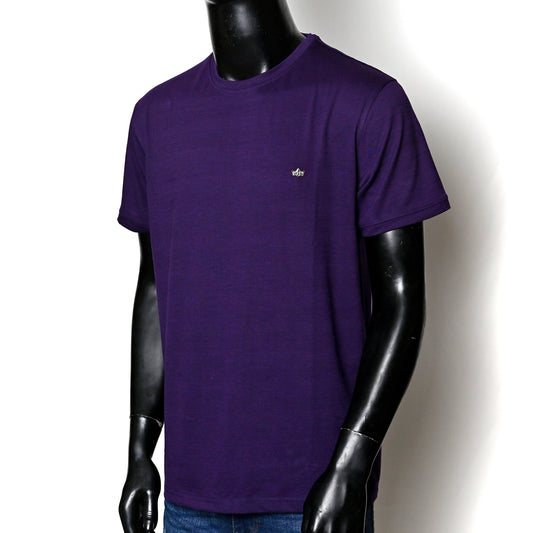 Slub Basic Tee - Purple