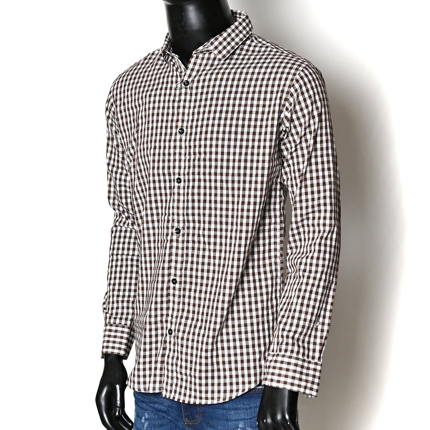 Men's Casual Mini Check Shirt