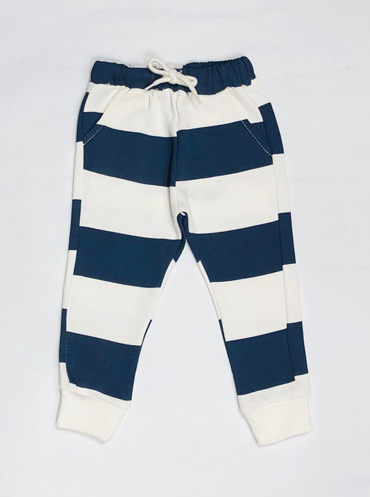 Kids Stripped Trousers - Blue