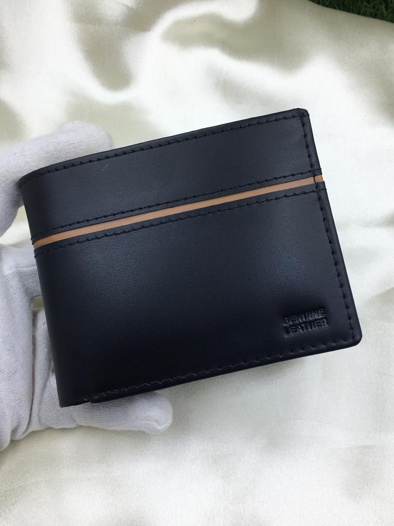 Men's Leather Wallet - Black